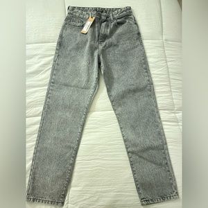 Grey washed denim jeans. Brand new never worn.